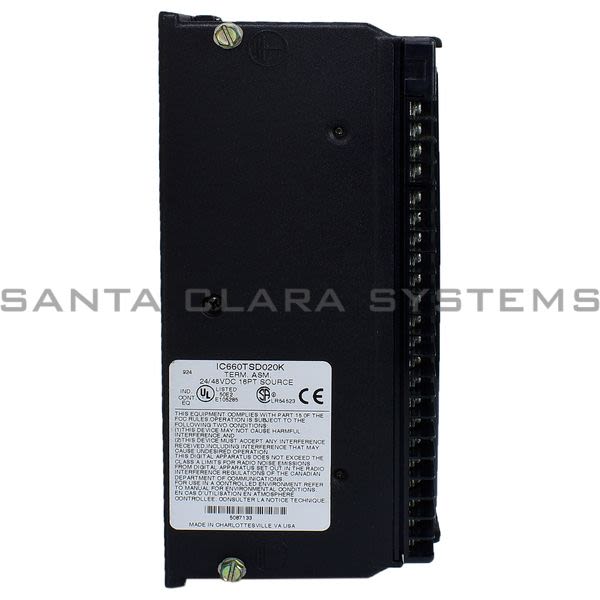 General Electric IC660 BBD 020  I/O Block Product Image