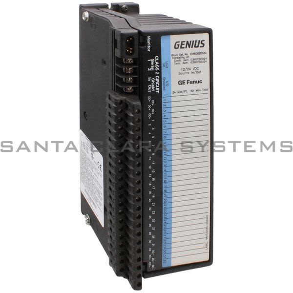 General Electric IC660BBD024 I/O Block | Genius Product Image