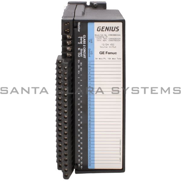 General Electric IC660BBD024 I/O Block | Genius Product Image