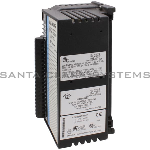General Electric IC660BBD024 I/O Block | Genius Product Image