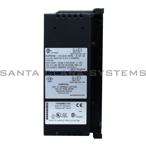 General Electric IC660BBD110 16-CIRCUIT Block I/O Module | Genius Block Product Image