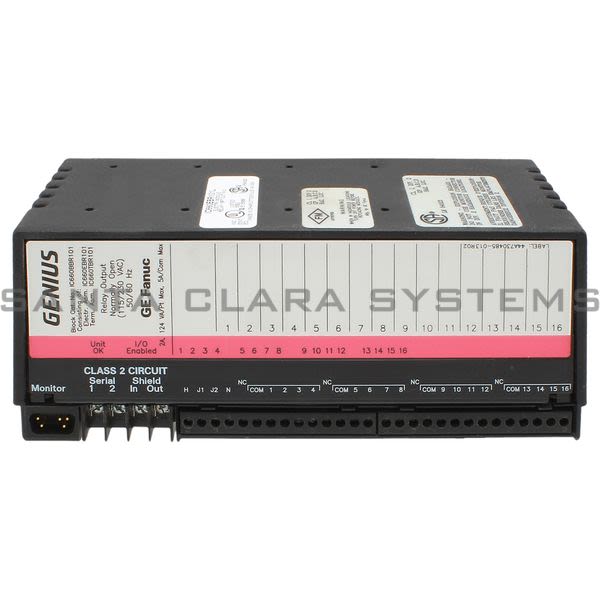 General Electric IC660BBR101 Relay Output Block 16-PT Product Image