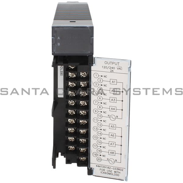General Electric IC693MDL330 8-Point Output Module Product Image
