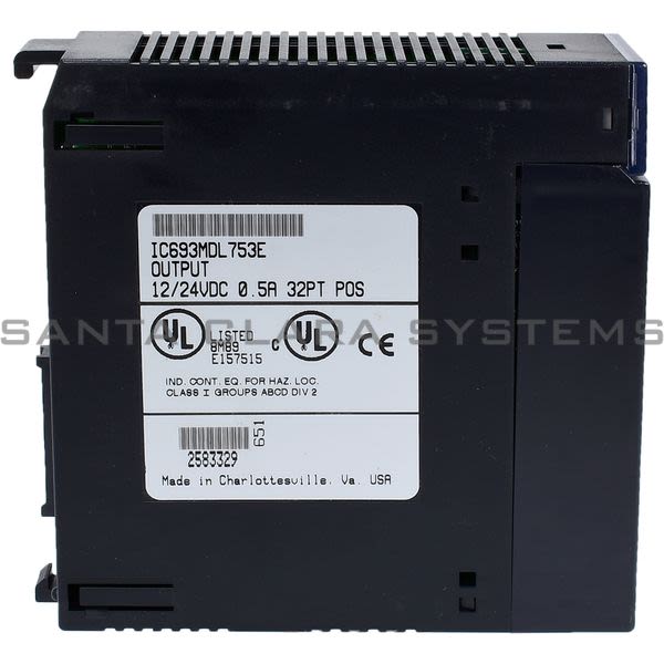General Electric IC693MDL753 Output Module 12/24 VDC Product Image