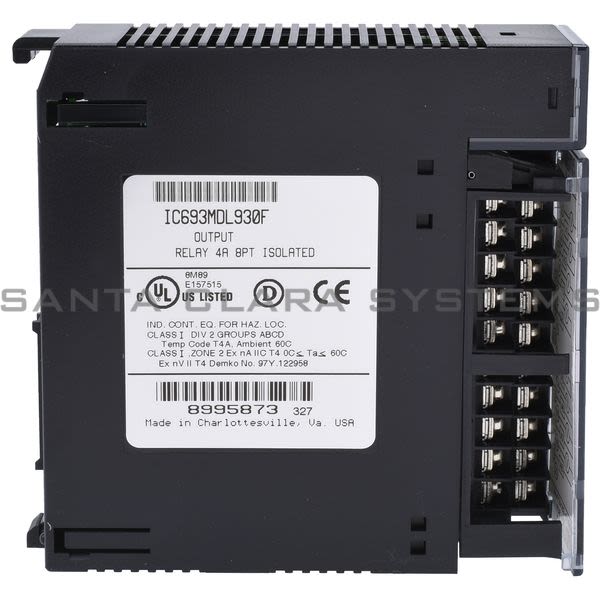 General Electric IC693MDL930 Relay Output Isolated| Series 90-30 Product Image