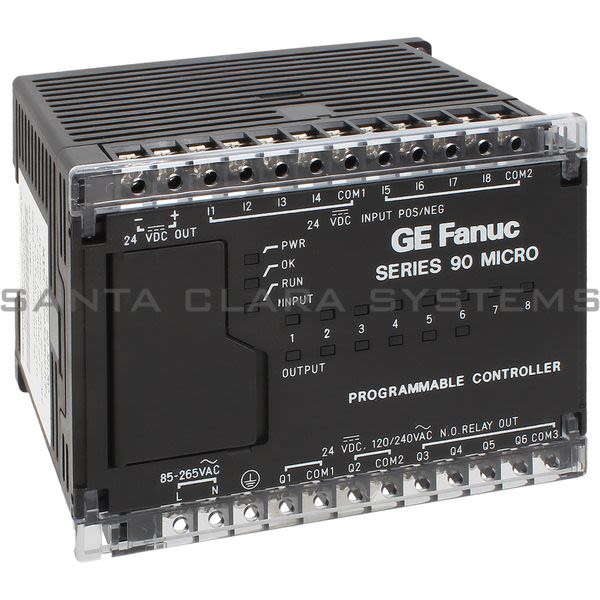 General Electric IC693UDR001CP1 Series 90 Micro 24VDC I/O Module Product Image