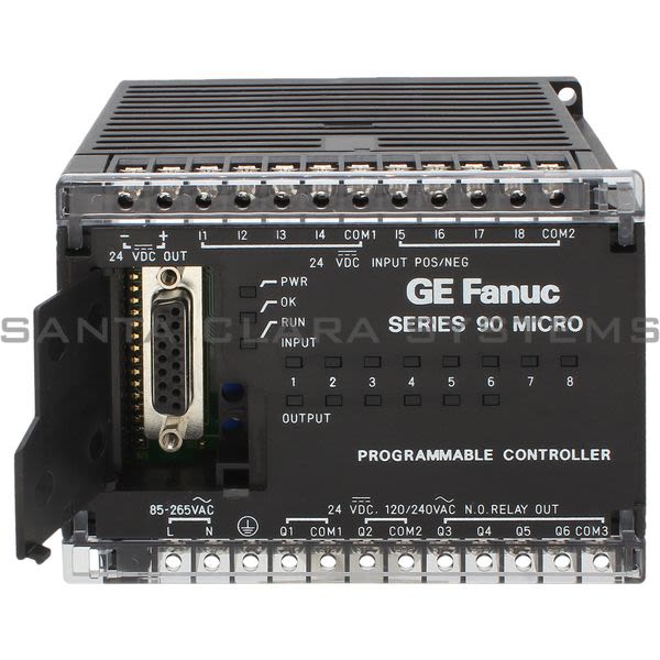 General Electric IC693UDR001CP1 Series 90 Micro 24VDC I/O Module Product Image