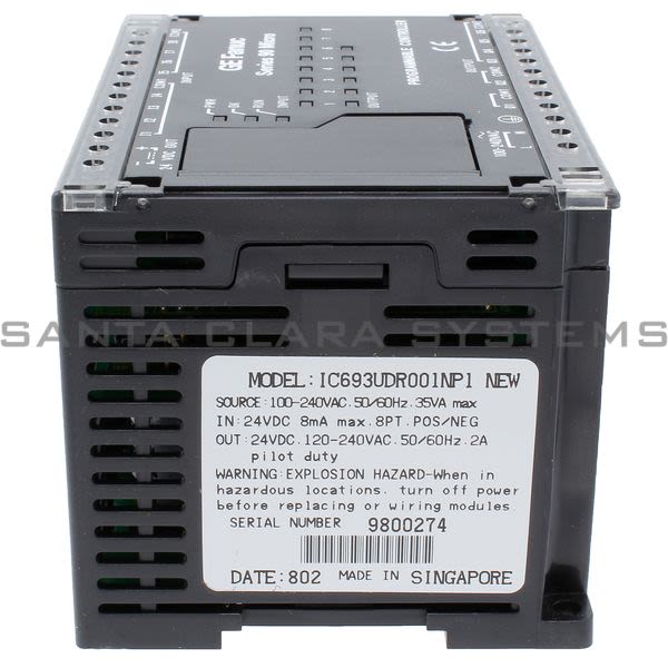 General Electric IC693UDR001NP1 PLC 14 Point DC Relay In/ Relay Out AC Power Product Image