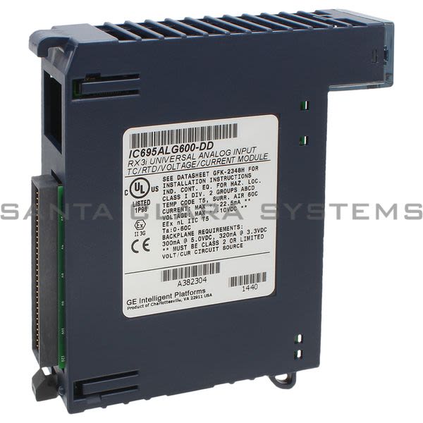General Electric IC695ALG600 Universal Analog Module Product Image