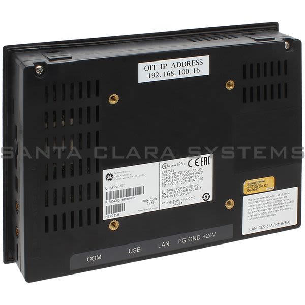 General Electric IC755CSW07CDA Operator Interface | Quick Panel Product Image