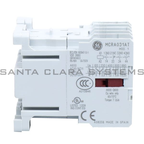General Electric MCRA031ATJ Contactor Product Image