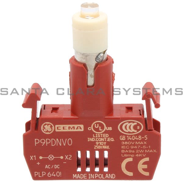 General Electric P9PDNVJLB Power Supply Full Voltage Screw Led 120VAC WHT Product Image
