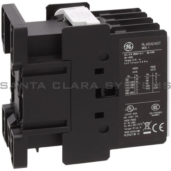 General Electric RL4RA040TJ Control Relay Product Image