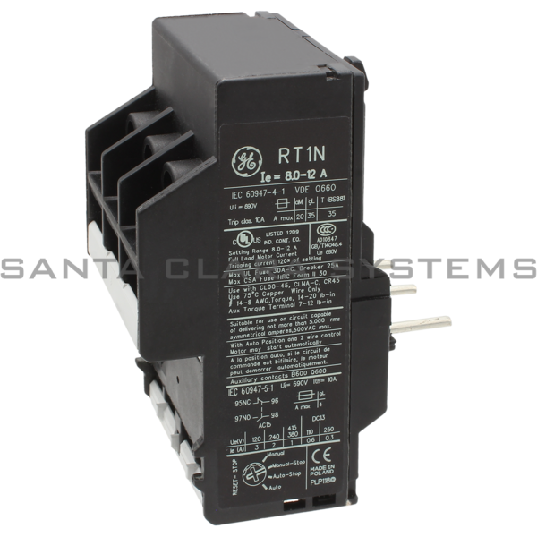 General Electric RT1N Overload Relay Product Image