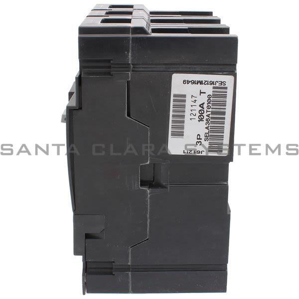 General Electric SELA36AT0100 Molded Case Circuit Breaker; 100 Amp, 600 Volt AC, 3-Pole Product Image
