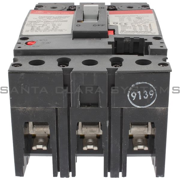 General Electric SELA36AT0100 Molded Case Circuit Breaker; 100 Amp, 600 Volt AC, 3-Pole Product Image