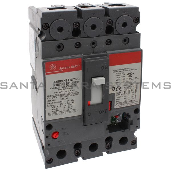 General Electric SELA36AT0150 Circuit Breaker Product Image