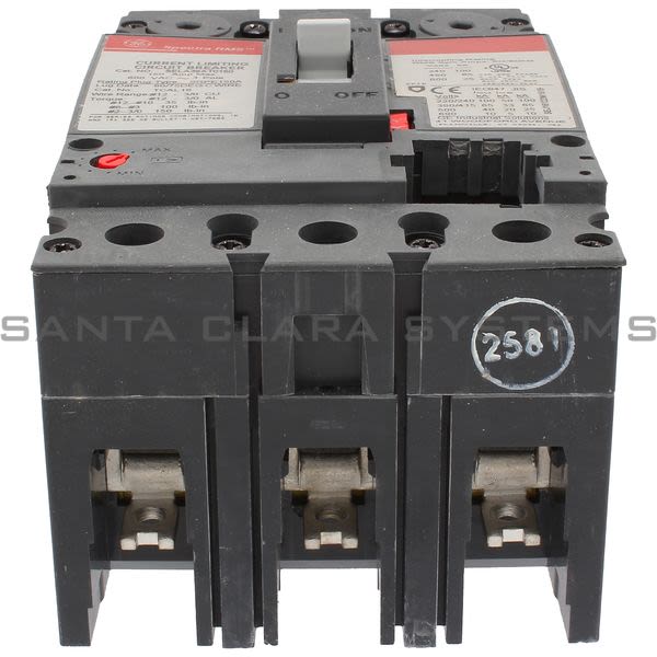 SELA36AT0150 General Electric Circuit Breaker Santa Clara Systems
