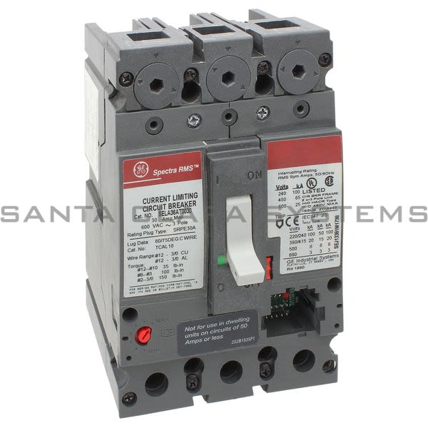 General Electric SELA36AT0030 Circuit Breaker Product Image