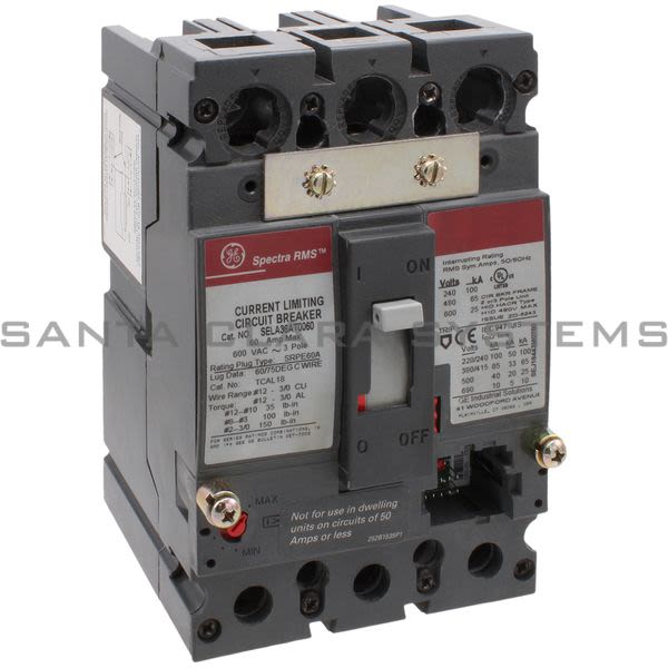 General Electric SELA36AT0060 Circuit Breaker Product Image