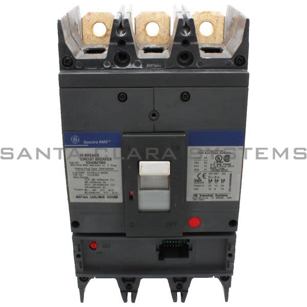 General Electric SGHA36AT0600 Circuit Breaker 600Amp 3Pole 600VAC Product Image