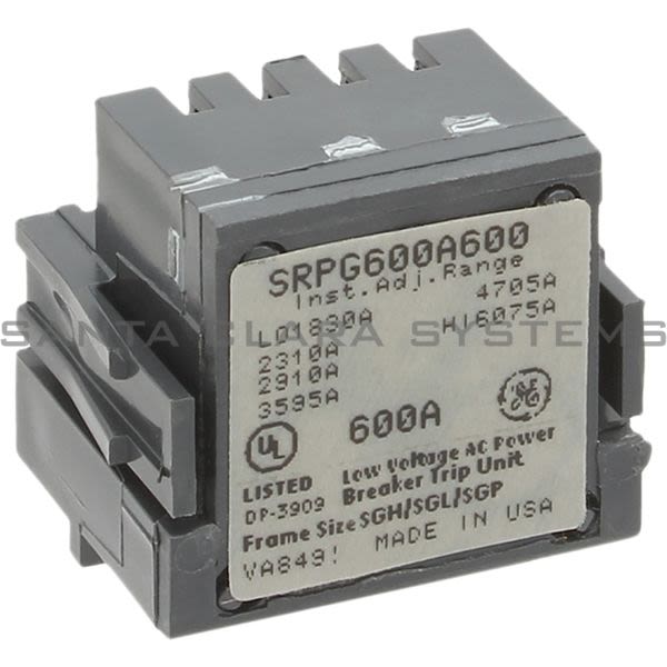 General Electric SRPG600A600 Circuit Breaker Rating Plug Product Image
