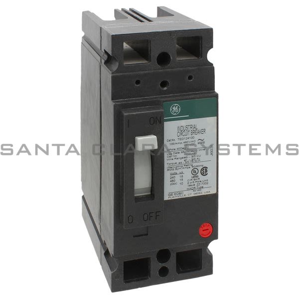 General Electric TED124100 Circuit Breaker Product Image