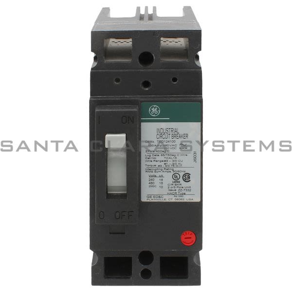 General Electric TED124100 Circuit Breaker Product Image