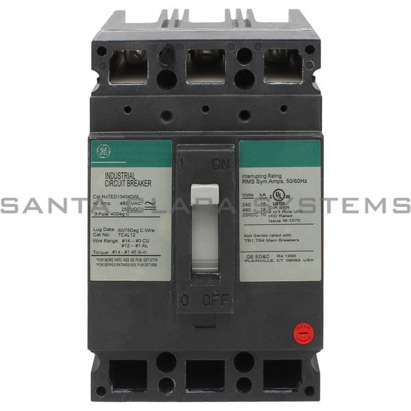 General Electric TED134040WL  Circuit Breaker Product Image