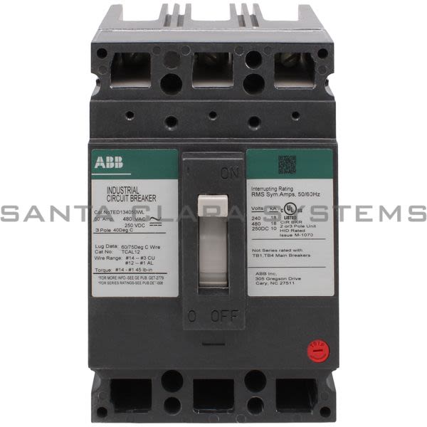 General Electric TED134050WL Circuit Breaker Product Image
