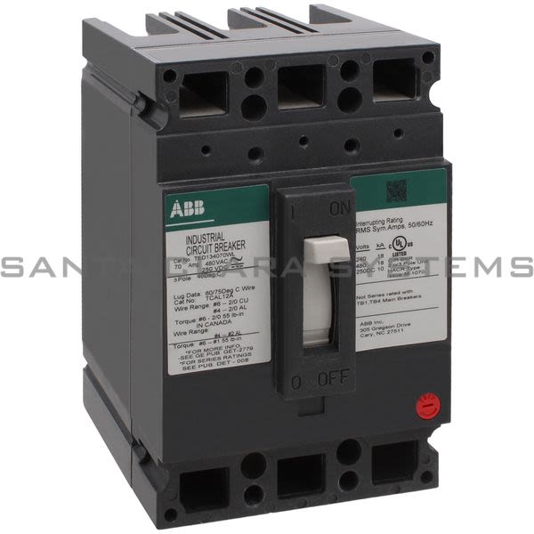 General Electric TED134070WL Circuit Breaker Product Image