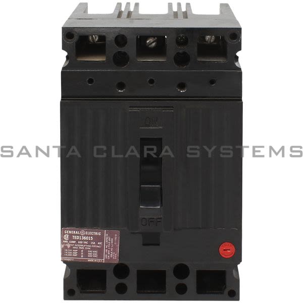 General Electric TED136015 Circuit Breaker Product Image