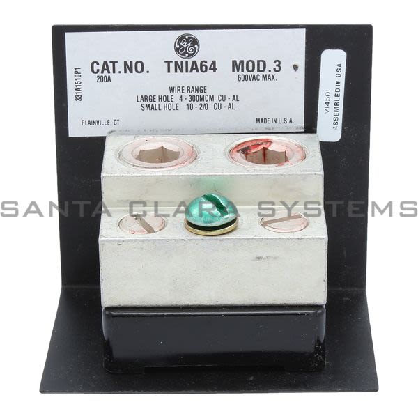 General Electric TNIA64  Insulated Groundable Neutrals Product Image