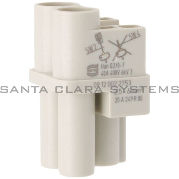 Harting 09120022753 Female Axial Screw Insert Product Image