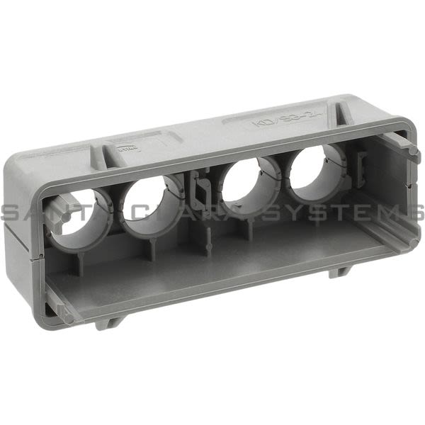 Harting 09 30 024 0408  Han B Split Hood | 24 B Panel Feed Through Housing Product Image