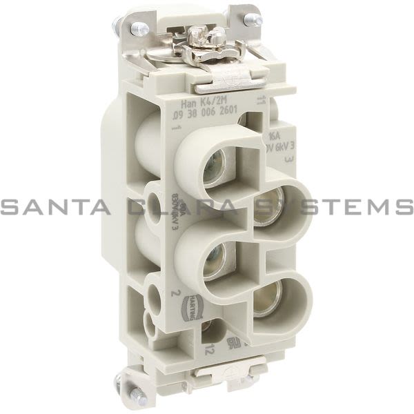 Harting 09380062601 Han K Male Pin Insert Product Image