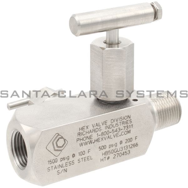 Hex Valve HB50GU3131266  Block and Bleed Valve Product Image