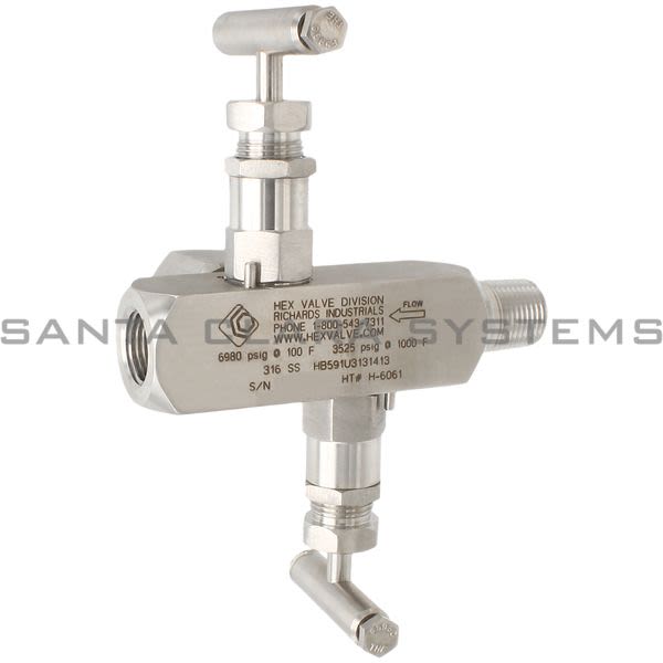 Hex Valve HB591U3131413  Integral Block and Bleed Valve Product Image