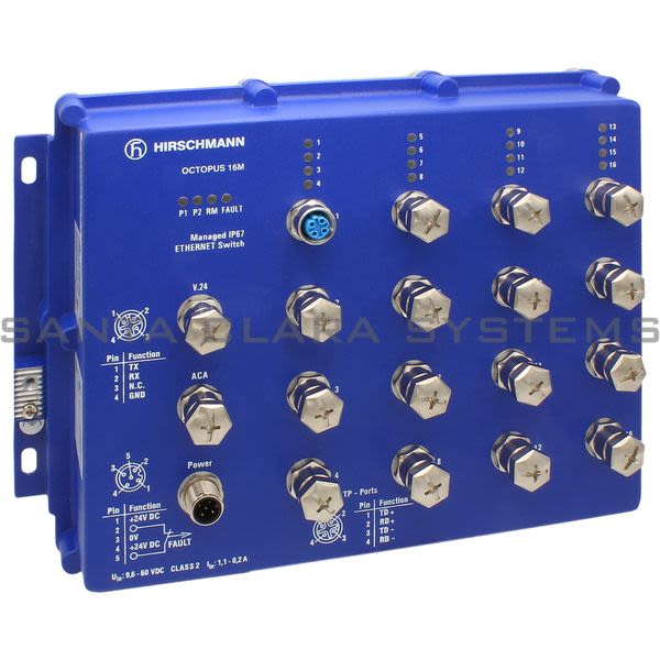 Hirschmann 943912-011 Ethernet Switch | Octopus 16M Product Image