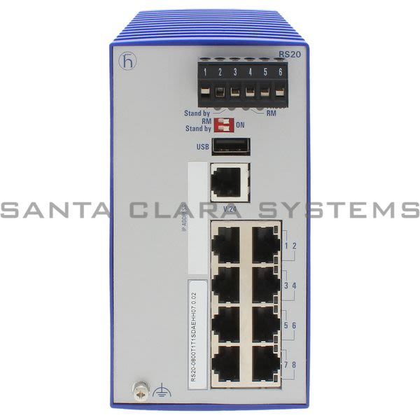 Hirschmann RS20-0800T1T1SDAE  Managed Ethernet Rail Switch | 943 434-021 Product Image