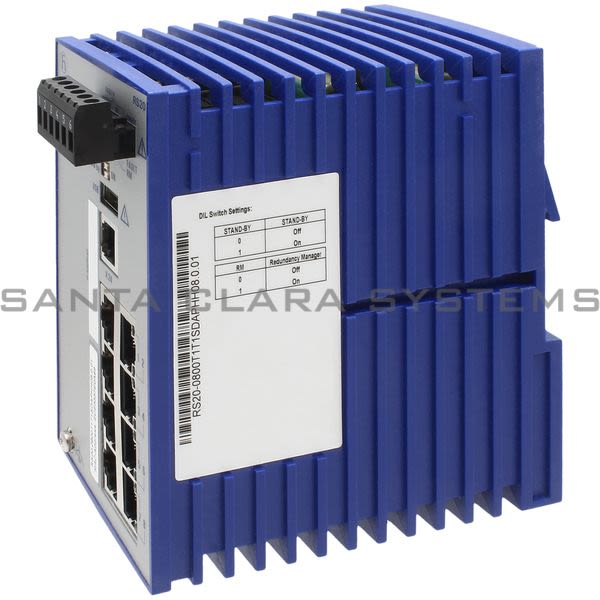 Hirschmann RS20-0800T1T1SDAPHH08.0.01  Rail Switch Product Image