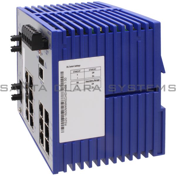 Hirschmann RS20-1600M4M4SDAEHH09.1.00 Managed Ethernet Rail Switch Product Image