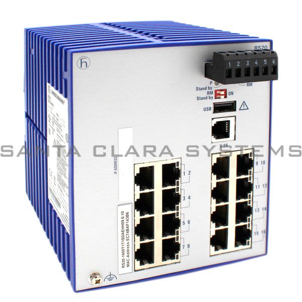 Hirschmann RS20-1600T1T1SDAE RS20 Rail Switch | 943 434-023 Product Image