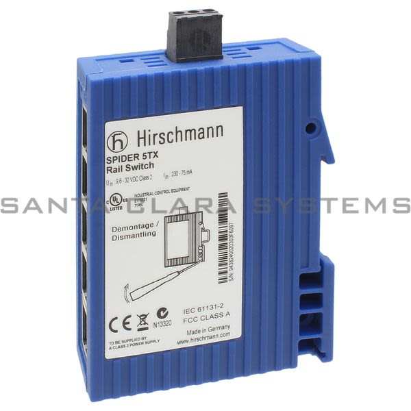 Hirschmann SPIDER 5TX  5-Port Switch Product Image