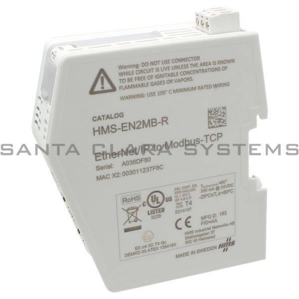 HMS Networks HMS-EN2MB-R Linking Module | EtherNet/IP to Modbus-TCP Product Image