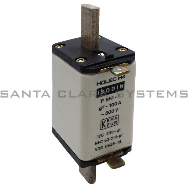 Holec P851-1-100A Fuse Link | ISODIN Product Image