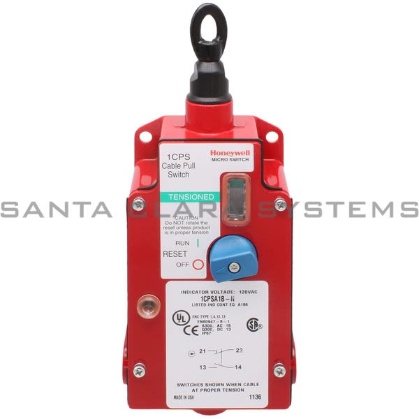 Honeywell 1CPSA1B-N Cable Pull Safety Switch Product Image
