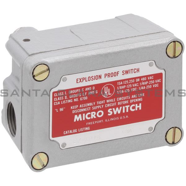 Honeywell EX-AR16 Explosion Proof Snap Switch | Micro Switch Product Image