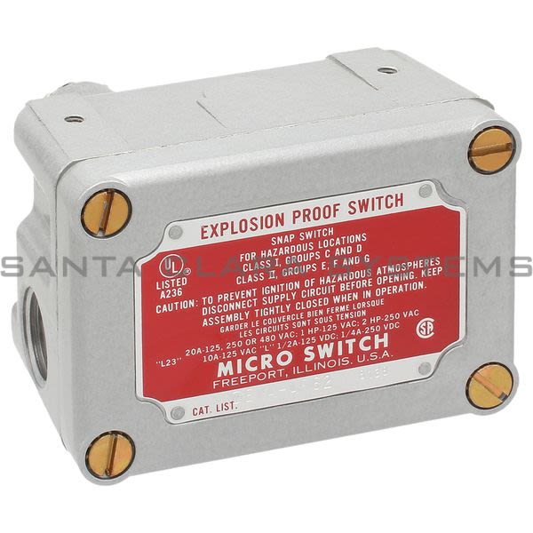 Honeywell EXA-AR62 Explosion Proof Snap Switch | Micro Switch Product Image