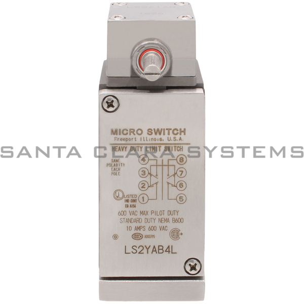 Honeywell LS2YAB4L Limit Switch | Microswitch Product Image